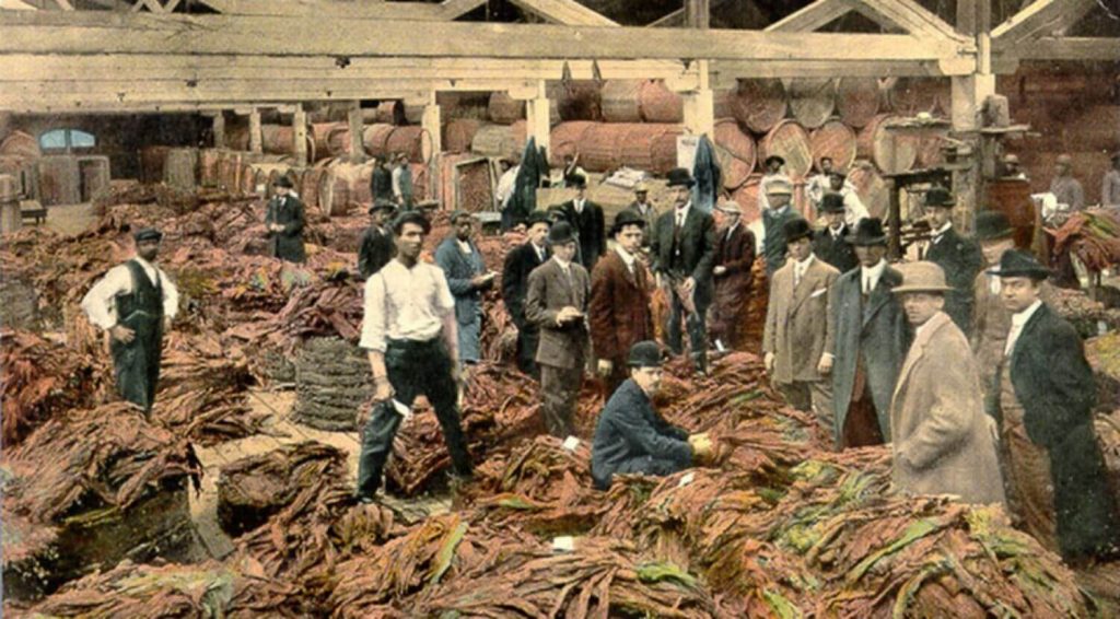 A historical tobacco warehouse
